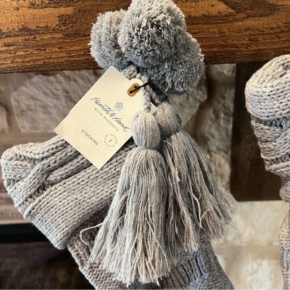 NWT Magnolia Hearth and Hand Holiday Stockings - Set of 2 - Picture 3 of 3
